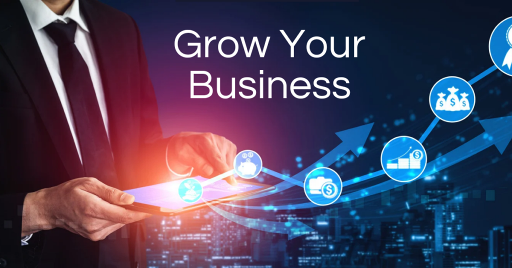 Headline is: Grow Your Business. Small Business Case Studies